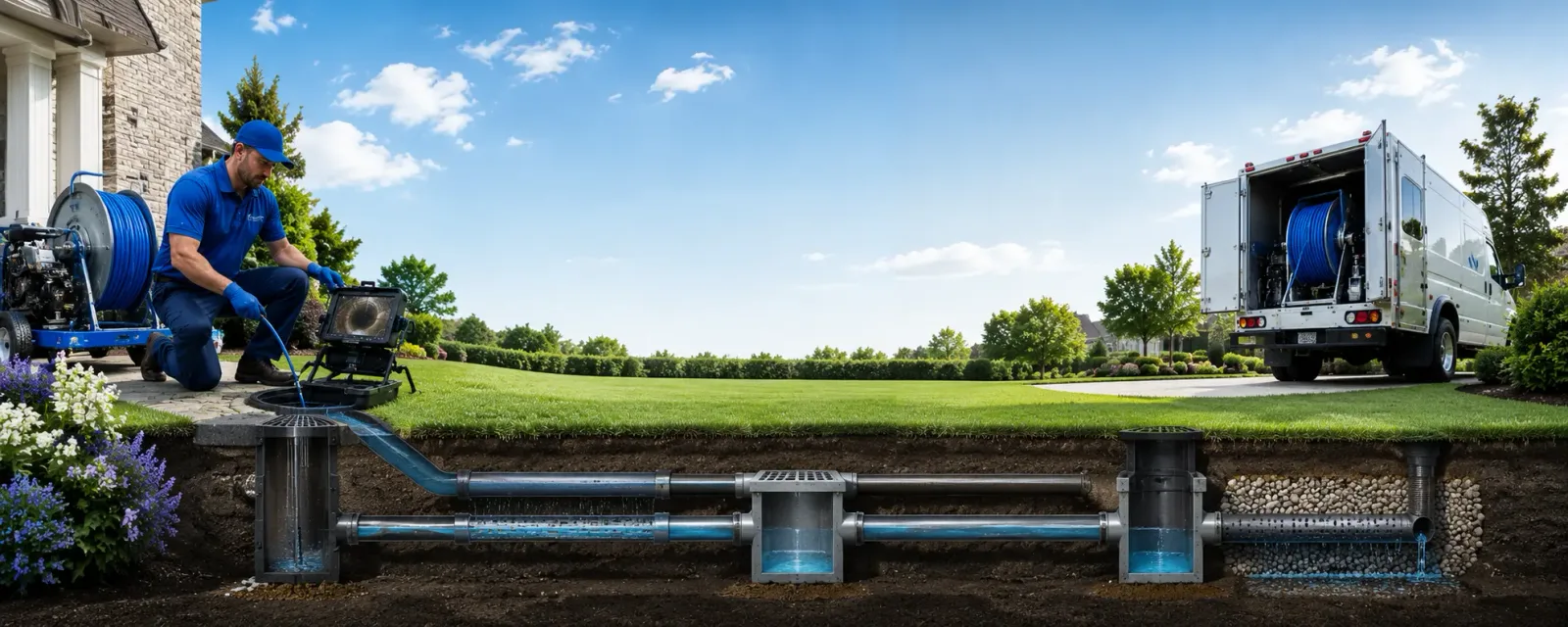 Outdoor drain cleaning information for Matthews, MO