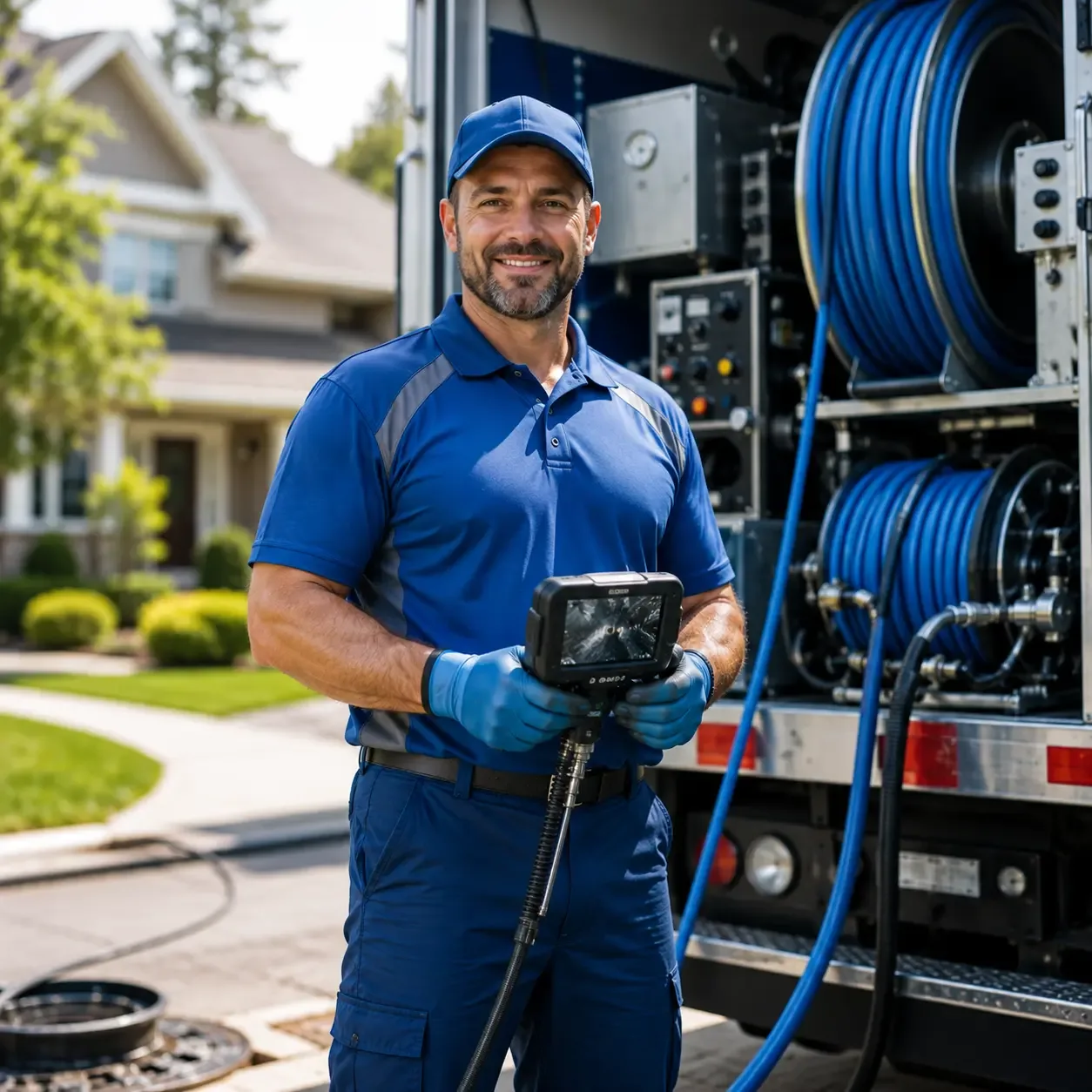 Local outdoor drain cleaning specialists in Matthews, MO